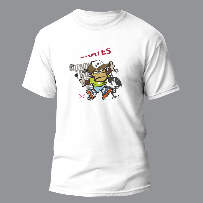 تی شرت آستین کوتاه مردانه مدل میمون کد 072