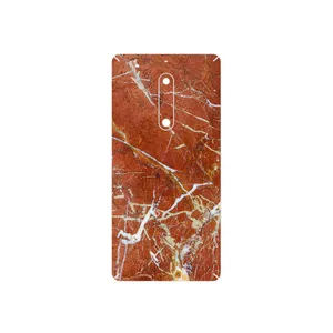 MAHOOT Red Marble Cover Sticker for Nokia 5