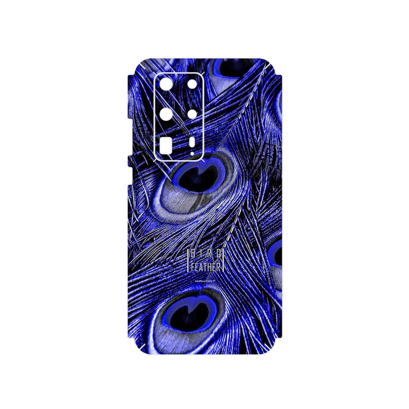 برچسب پوششی ماهوت مدل Purple Feather مناسب برای گوشی موبایل هوآوی P40 Pro Plus