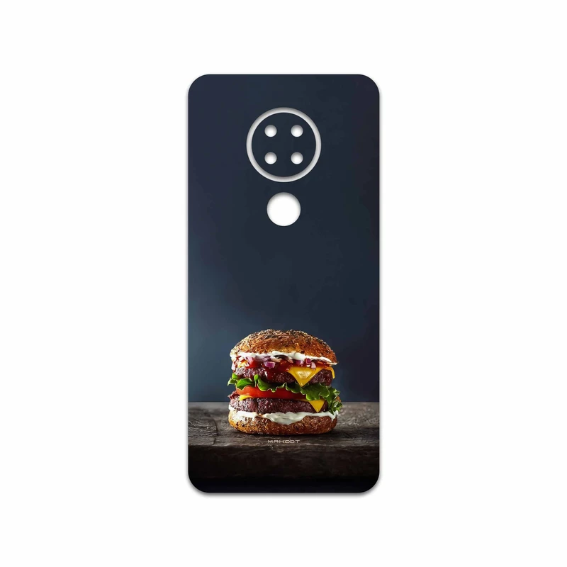 برچسب پوششی ماهوت مدل Hamburger مناسب برای گوشی موبایل نوکیا 7.2