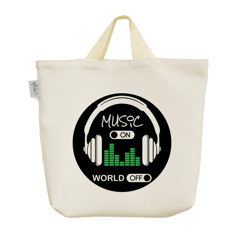 ساک خرید خندالو طرح موسیقی کد 295