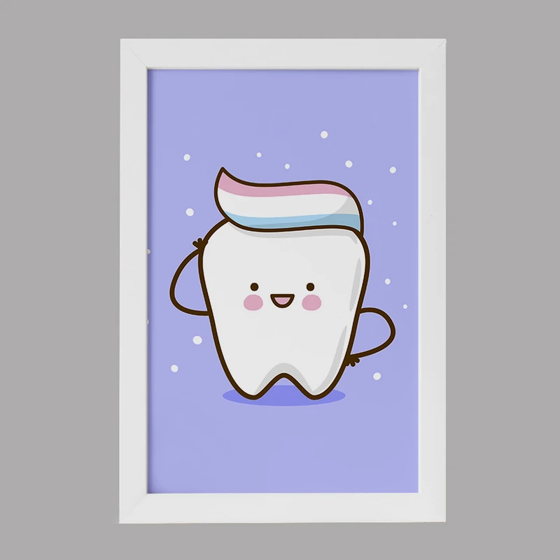 تابلو خندالو مدل دندان و دندان پزشکی کودکانه کد 36725