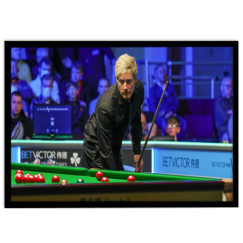 تابلو نوری بکلیت طرح ورزشی اسنوکر باز نیل رابرتسون مدل B-14237