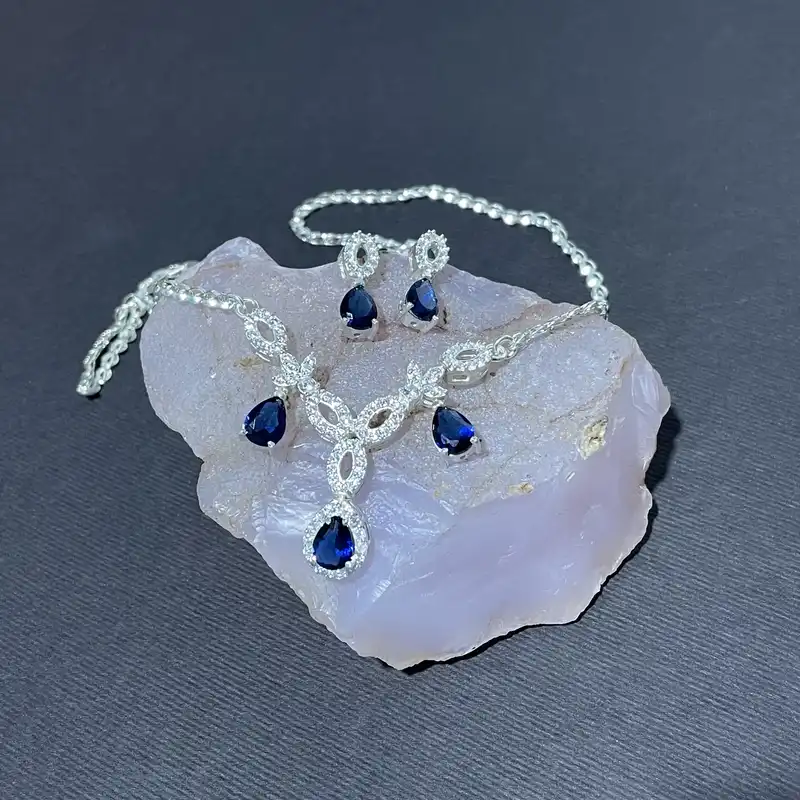 نیم ست نقره زنانه مدل 30706