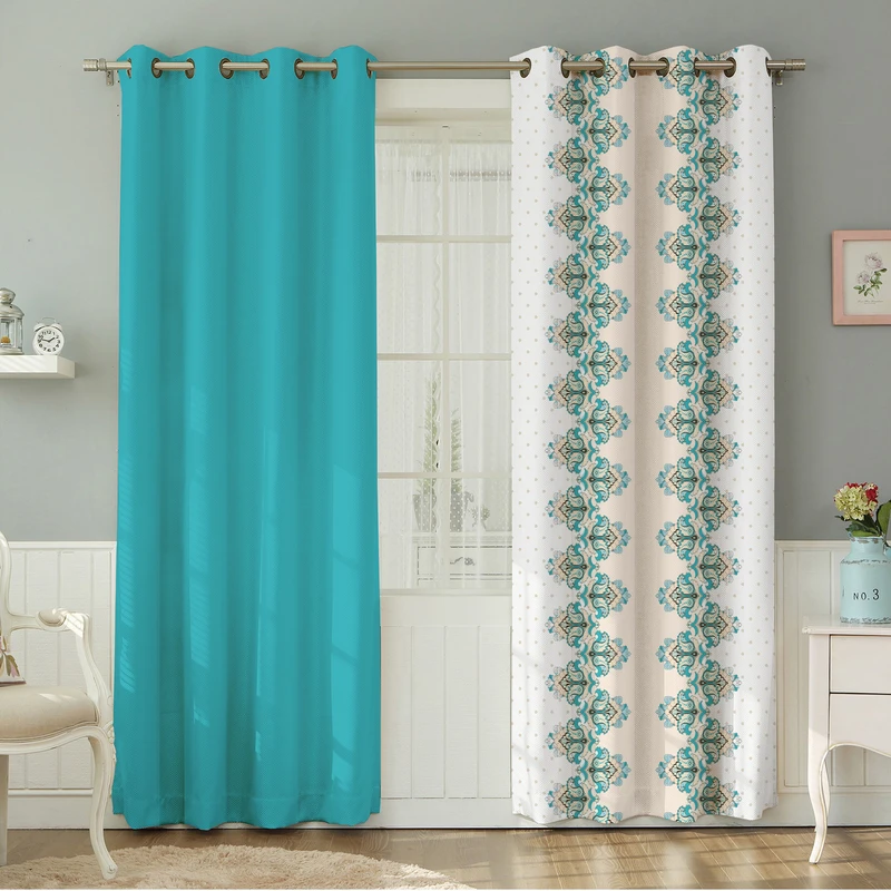 پرده نیروانا طرح مدرن  مدل هازان کد 8667 سایز 140×280 سانتی متر