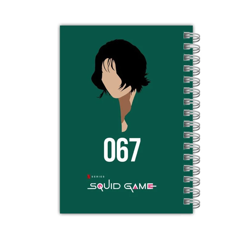 دفترچه یادداشت 50 برگ مدل Squid Game کد 2225