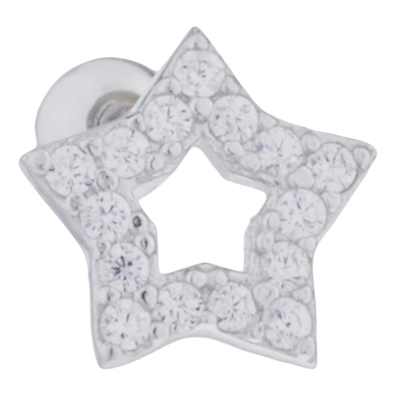 پیرسینگ نقره زنانه مایا ماهک مدل MSP053