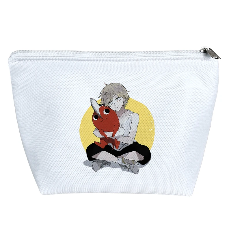 کیف لوازم آرایش دخترانه خندالو مدل دنجی و پوچیتا انیمه مرد اره ای کد 1454