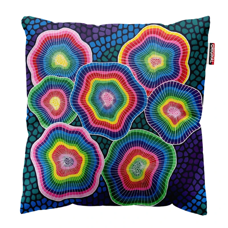 کوسن پاد آفرین مدل فانتزی طرح دریا کد PK303673 سایز 30*30 سانتی متر