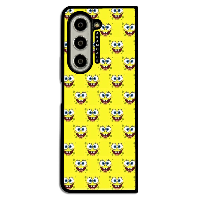 کاور آکام مدل AMC-WSGZFOLD5-SPONGE BOB12 مناسب برای گوشی موبایل سامسونگ Galaxy Z Fold 5