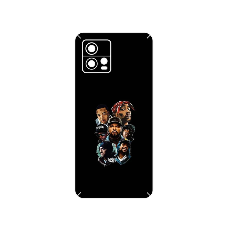 برچسب پوششی ماهوت مدل Great Rappers Digital Art مناسب برای گوشی موبایل موتورولا Moto G72