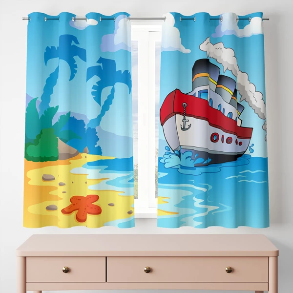 پرده مدل پانچی کد 8129 سایز 200x140 سانتی متر