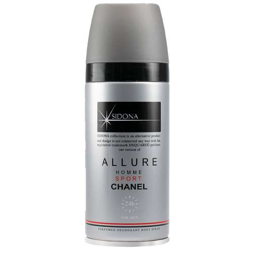 اسپری خوشبو کننده بدن مردانه سیدونا مدل Allure Homme Sport حجم 150 میلی لیتر