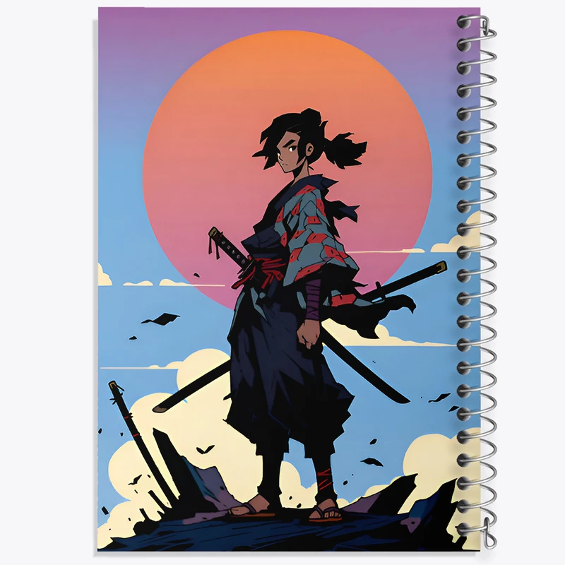 دفتر مشق 50 برگ خندالو طرح سامورایی کد N3420