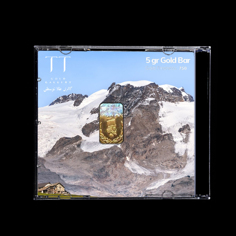 شمش طلا 18 عیار گالری طلا توسطی مدل F2F376