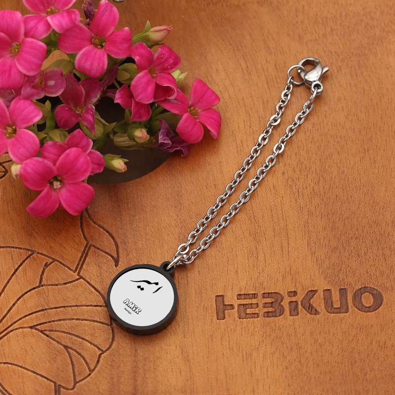 آویز ساعت زنانه ناکسیگو مدل شب تاب طرح امیر کد AW9223