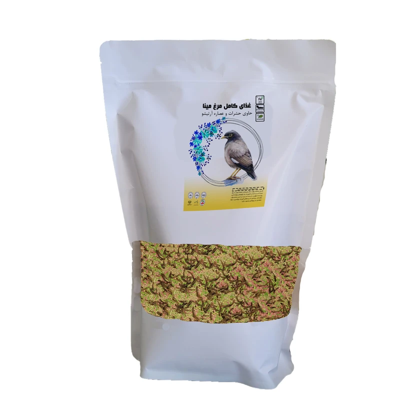 غذای پرنده مینا نایس برد مدل حمایتی وزن 700 گرم