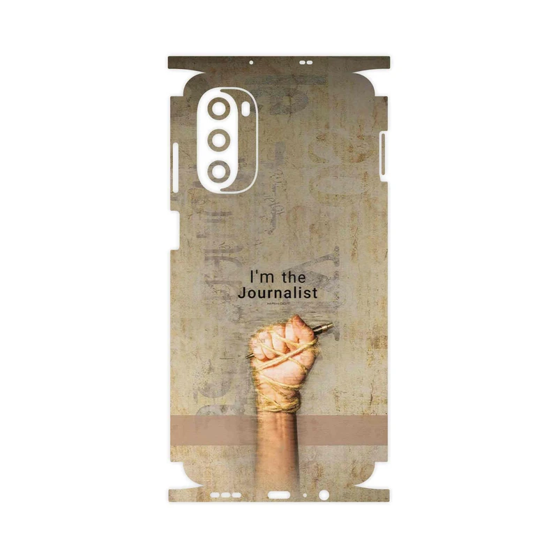 برچسب پوششی ماهوت مدل Journalist-FullSkin مناسب برای گوشی موبایل موتورولا Moto G52