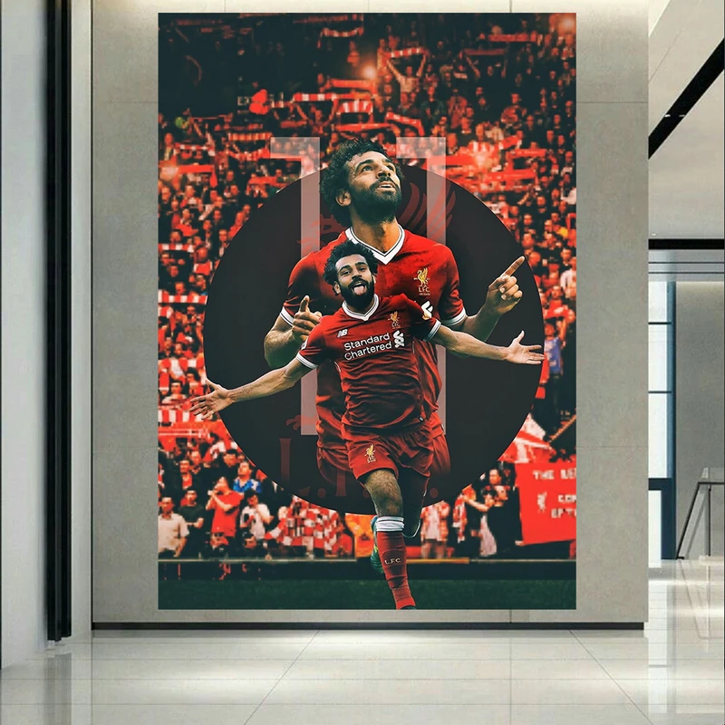 تابلو بوم طرح فوتبال مدل محمد صلاح کد AR2150