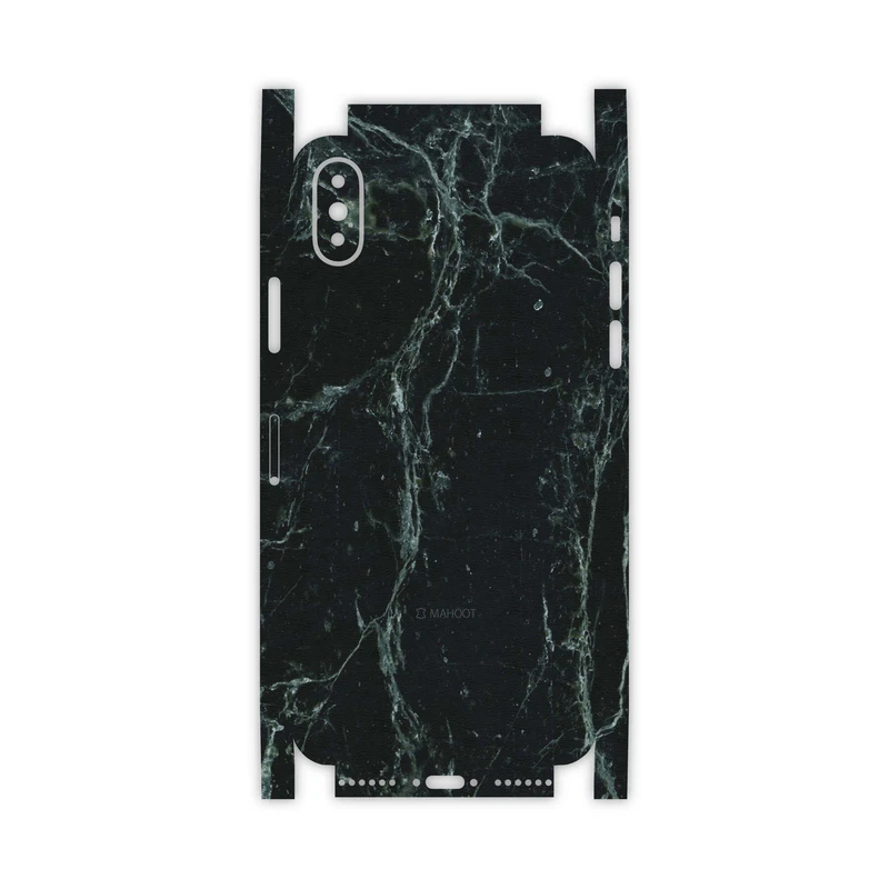 برچسب پوششی ماهوت مدل Graphite-Green-Marble-FullSkin مناسب برای گوشی موبایل اپل iPhone X