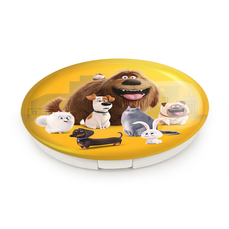 آینه جیبی خندالو طرح زندگی پنهان حیوانات خانگی The Secret Life of Pets مدل تاشو کد 10671 آینه جیبی خندالو طرح زندگی پنهان حیوانات خانگی The Secret Life of Pets مدل تاشو کد 10671
