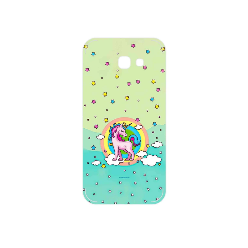 برچسب پوششی ماهوت مدل Rainbow unicorn adventure مناسب برای گوشی موبایل سامسونگ Galaxy A5 2017