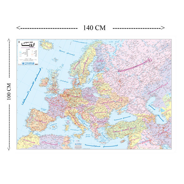 نقشه گیتاشناسی مدل اروپا کد 351