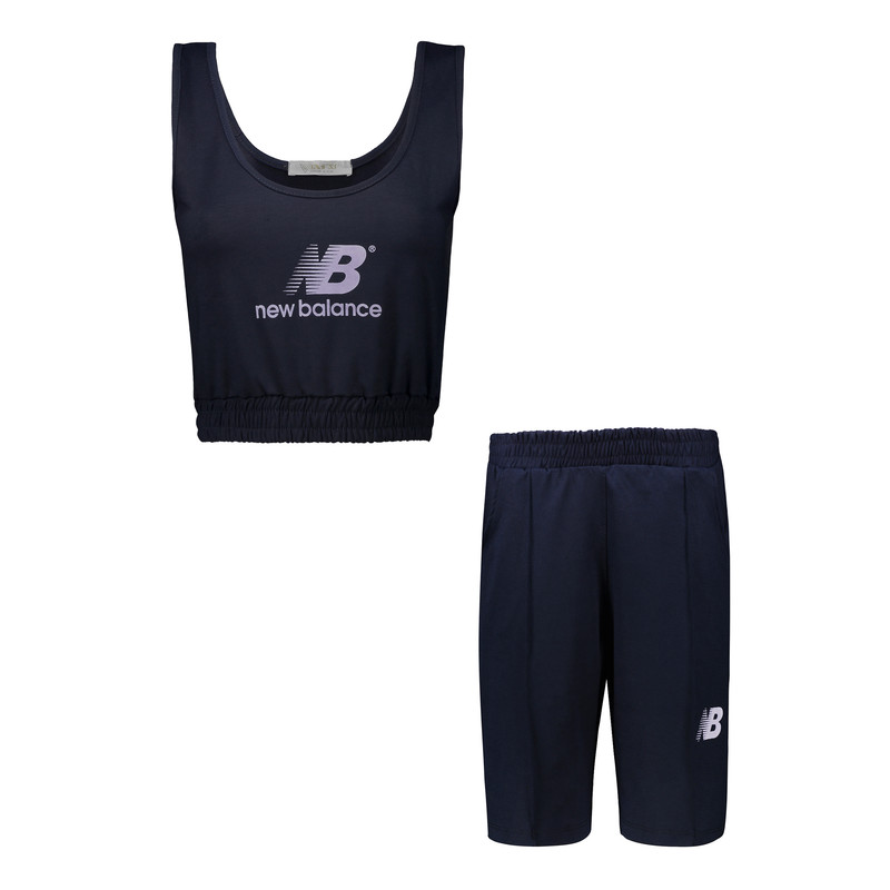 ست نیم تنه و شلوارک زنانه مدل نیبا