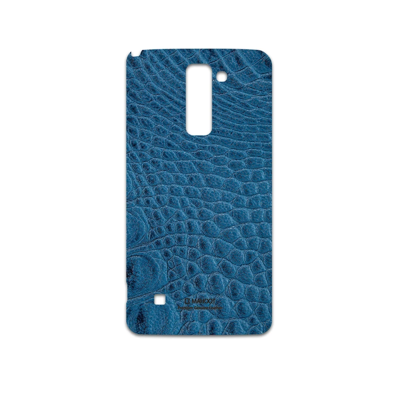 برچسب پوششی ماهوت مدل Blue-Crocodile-Leather مناسب برای گوشی موبایل ال جی Stylus 2
