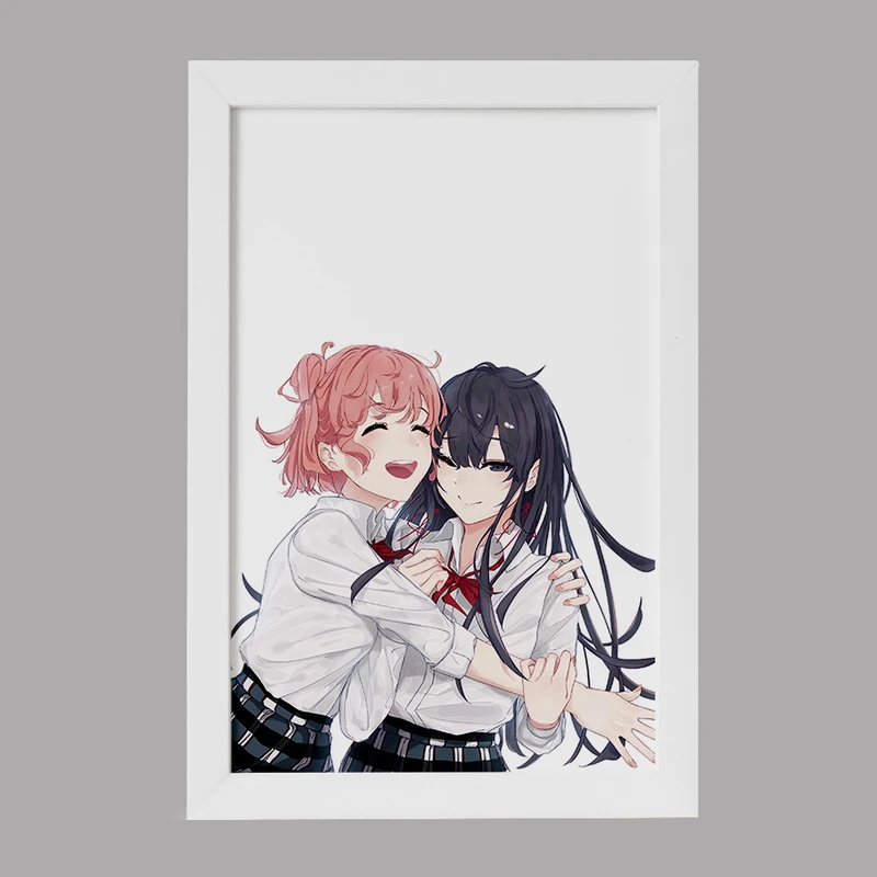 تابلو خندالو مدل یویی و یوکینو انیمه جوانی کمدی رومانتیک من کد 32516