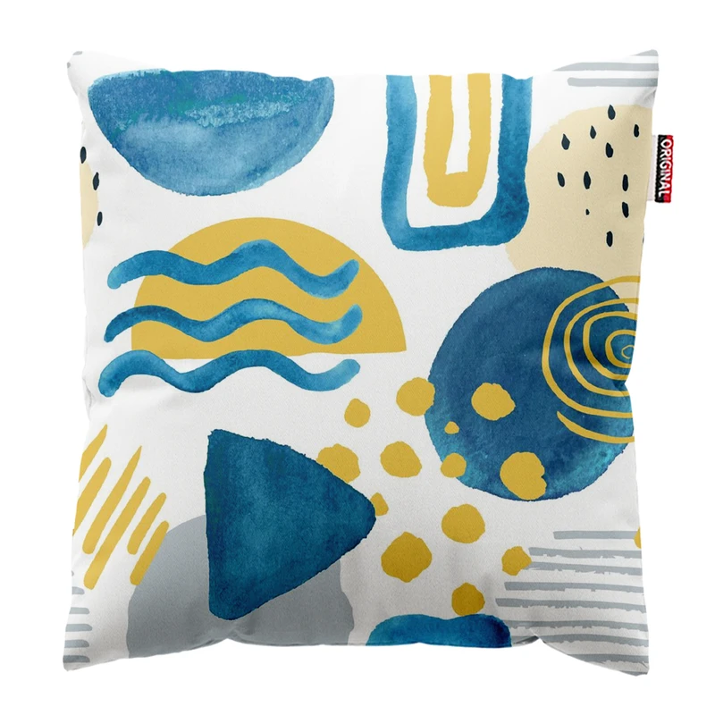 کوسن پاد آفرین مدل بوهو طرح مینیمال کد PK403049 سایز 40*40 سانتی متر