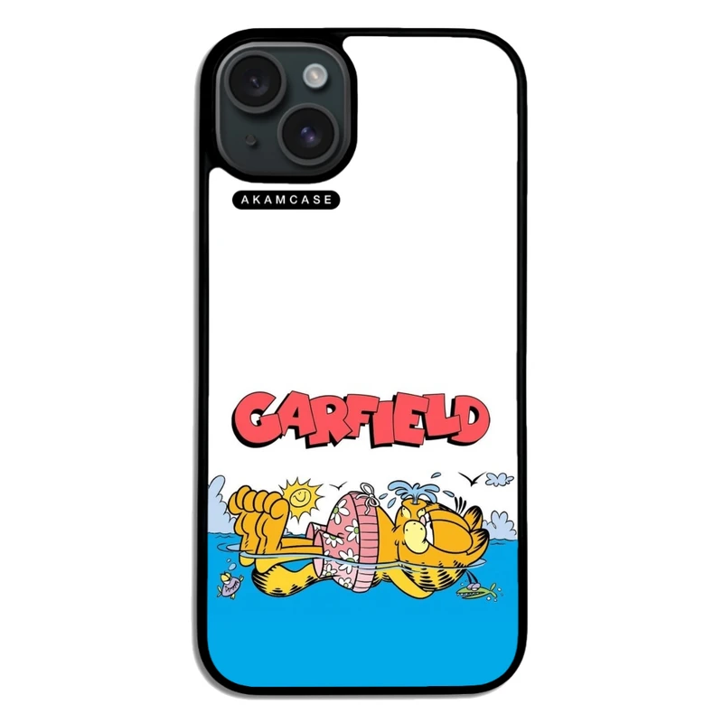 کاور آکام مدل AMC-WA15PLUS-GARFIELD9 مناسب برای گوشی موبایل اپل iPhone 15 Plus