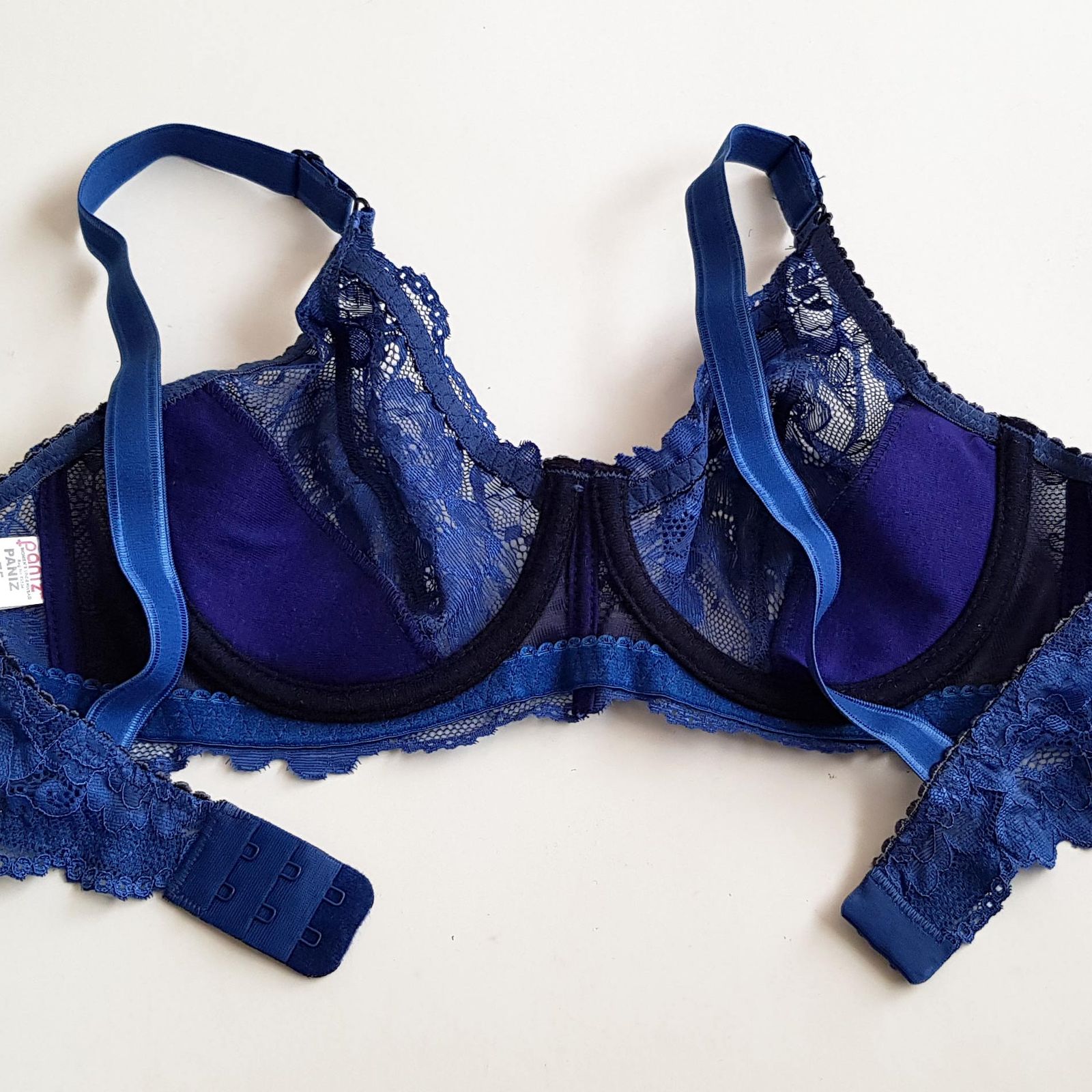 سوتین زنانه پانیذ مدل فنردار گیپوری کد 66336-new -  - 5