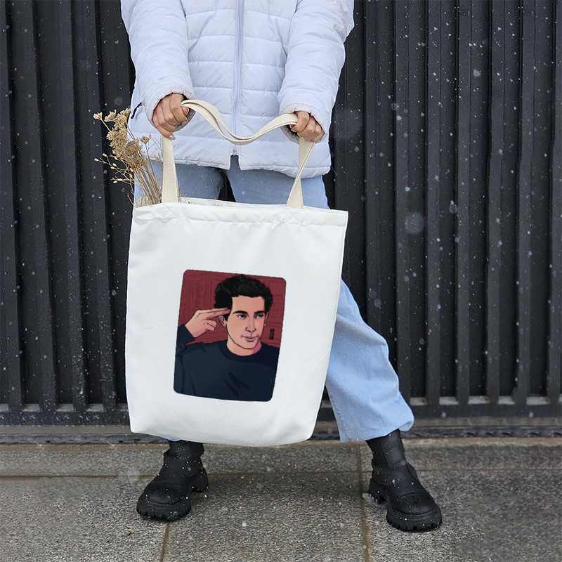 ساک خرید خندالو مدل راس سریال فرندز کد 7915