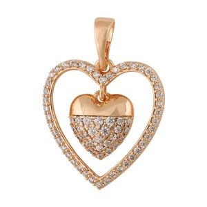آویز گردنبند زنانه ژوپینگ مدل قلب کد N3473