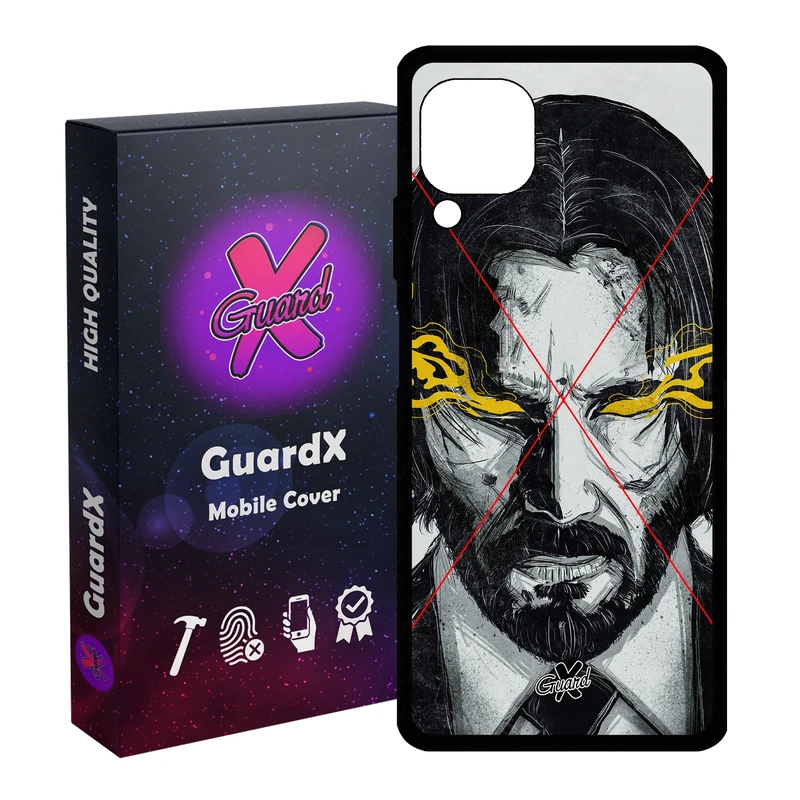 کاور گارد ایکس طرح John Wick مدل Glass10158 مناسب برای گوشی موبایل هوآوی Nova 7i / Nova 6 SE / P40 Lite