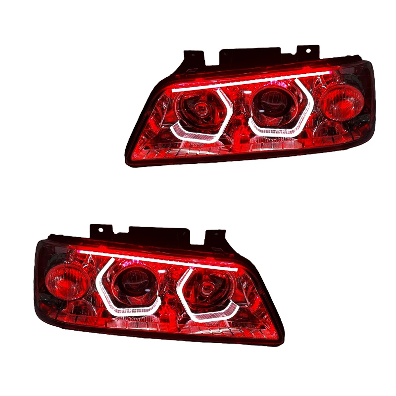 چراغ جلو خودرو گروه پژوهش صنعت مدرن مدل 3D-HG-R مناسب برای پژو 405 بسته دو عددی