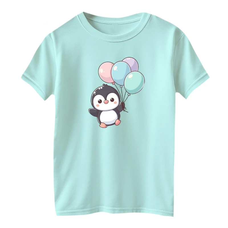 تی شرت آستین کوتاه بچگانه مدل پنگوئن کد ۲۰