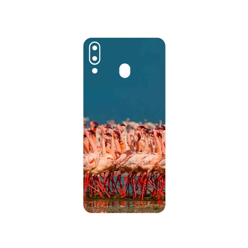 برچسب پوششی ماهوت مدل Flamingo مناسب برای گوشی موبایل سامسونگ Galaxy M20