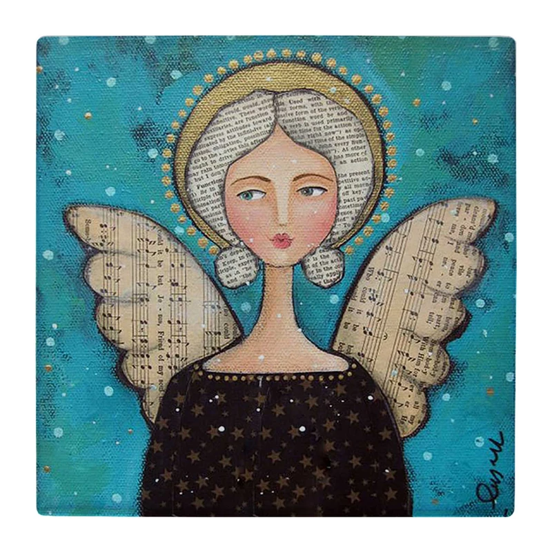 زیر لیوانی  طرح فرشته کد    4792335_3442