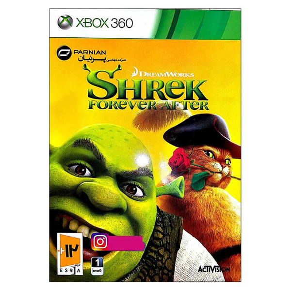 بازی Shrek forever after مخصوص ایکس باکس 360 نشر پرنیان