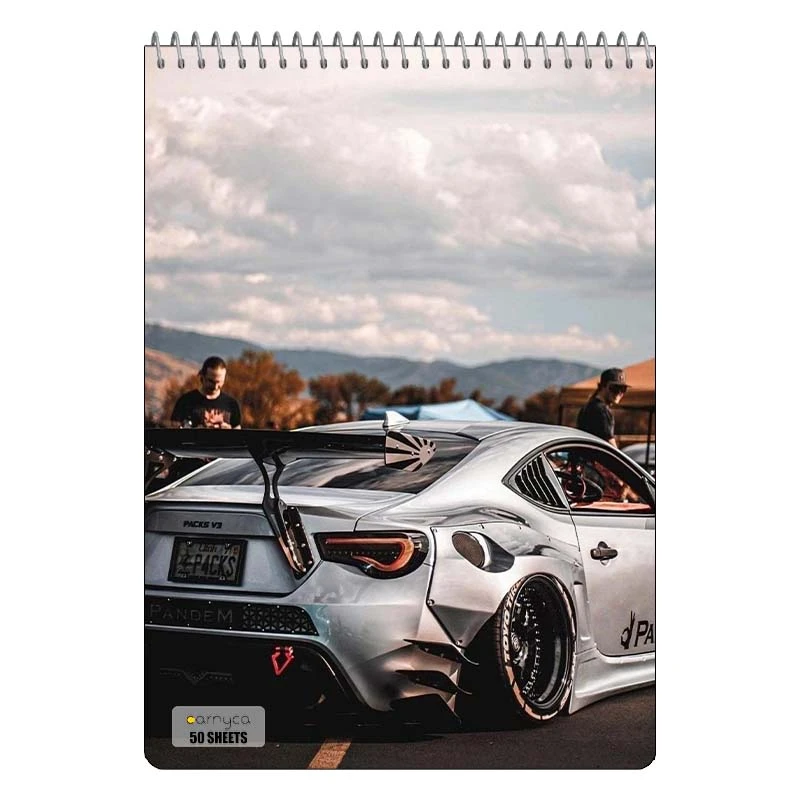 دفتر نقاشی 50 برگ سیمی کارنیکا طرح تویوتا جی تی ۸۶ Toyota GT86 کد 99817