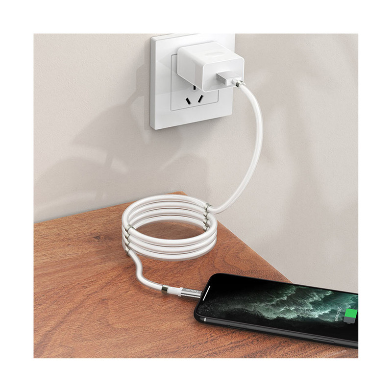 خرید و قیمت کابل تبدیل USB به لایتنینگ هوکو مدل U91 طول 1 متر