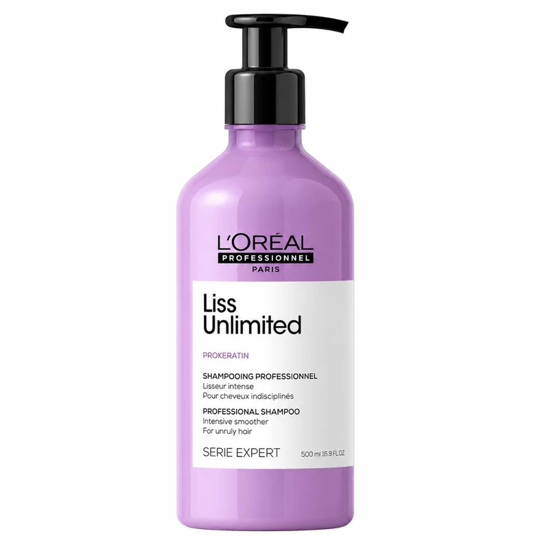 شامپو مو لورآل مدل Liss Unlimited مناسب برای انواع مو حجم 500 میلی لیتر