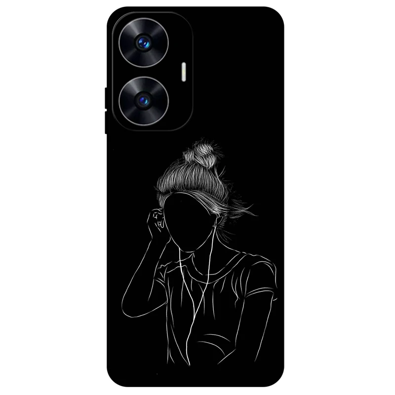 کاور مگافون طرح مینیمال مدل 1858 مناسب برای گوشی موبایل ریلمی C55    