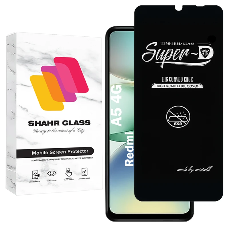 محافظ صفحه نمایش شهر گلس مدل SUPERDNSH مناسب برای گوشی موبایل شیائومی Redmi A5 4G