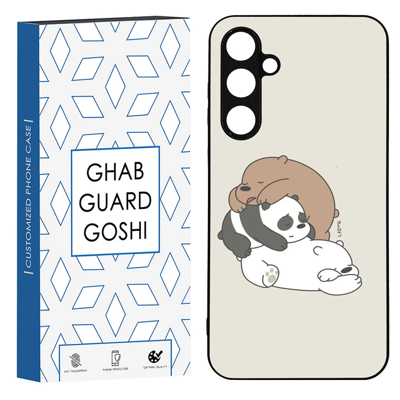 کاور قاب گارد گوشی طرح سه خرس کله پوک کد TPU-374 مناسب برای گوشی موبایل سامسونگ Galaxy S23 fe