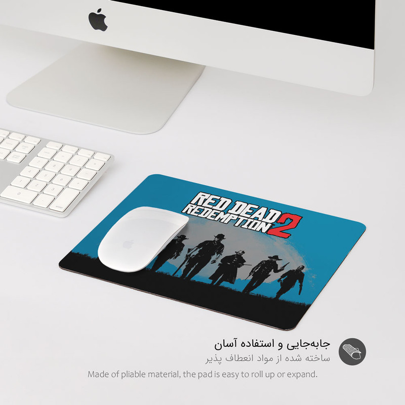 ماوس پد پیکسل میکسل طرح RED DEAD REDEMPTION مدل GARD06 1
