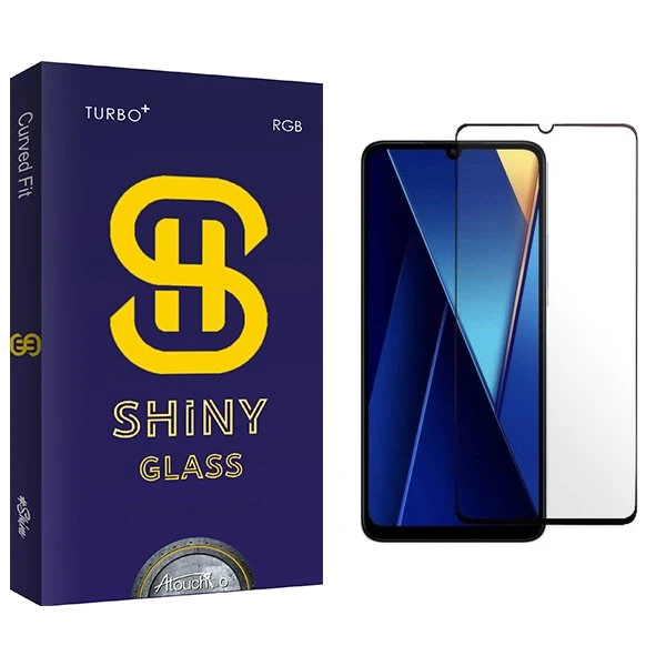 محافظ صفحه نمایش شیشه ای آتوچبو مدل Shiny مناسب برای گوشی موبایل شیائومی Poco C65