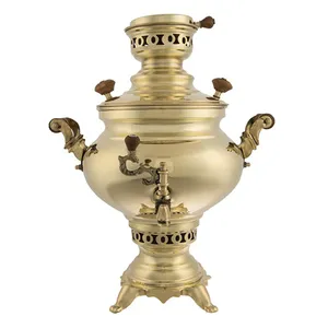 سماور زغالی زمردیان مدل C-55 ظرفیت 5 لیتر